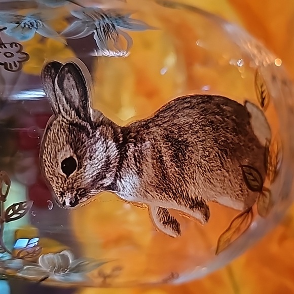 Pier 1 Simon the Bunny Stemless Wine/Water Glasses - Picture 5 of 7